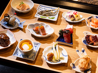 Enjoy seasonal foods and get drunk on the deliciousness ~Yamakasa sake dishes~ 12 dishes