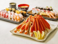 ★ [For celebrations and farewell parties! Snow crab included] All-you-can-eat sushi and Softdrink (for men) 7,700 yen