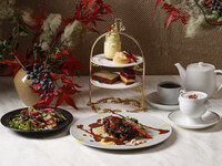 【秋得プライス！】ミニアフタヌーンティー付きプリフィックスディナーコース×TWGカフェフリー＋乾杯スパ付き