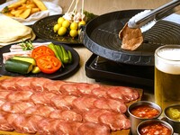 [In-store only ★ Summer recommendation] Enjoy delicious beef tongue and domestic grilled vegetables with tacos and beer. A hearty plan with all-you-can-drink included (12 dishes total, 5,500 yen)