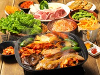 【日～木曜日限定！】【コリアンBBQコース】120分 アルコール飲み放題付　5,900円⇒5,500円