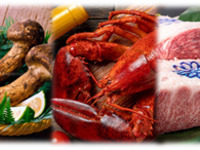 제철 식재 [송이버섯×오마르 새우×흑모 일본소】코스