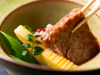 (From September) [Kuromatsu - Tastes of Autumn] 10 dishes including Matsutake mushrooms in earthenware pot, specially selected Japanese black beef, and freshly cooked pacific saury rice in a clay pot