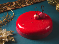 [Christmas Cake / Advance payment] Crimson Christmas (15cm)
