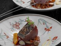 Seasonal Course: Straw-grilled bonito & BeefSteak