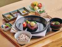 Akagi beef fillet steak set meal