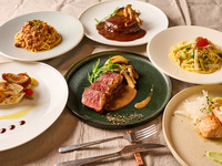 THE TASTE ランチセット 〜選べるメインと前菜のランチ〜乾杯スパークリングワイン付き