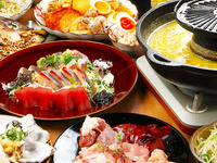 [Easy drinking party] A banquet course perfect for a drinking party, including grilled local chicken and seafood bowls ★ 4,500 yen with all-you-can-drink