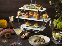 <ディナータイム＞Autumn limited High Tea “HARVEST AURA (ハーベスト オーラ)” — Mon–Thu only! Includes 90 minutes of free-flow tea and non-alcoholic beverages. Early-bird discount available☆