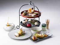 祇園辻利のお茶と栗のアフタヌーンティー