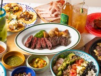 【PREMIUM COURSE】人気前菜4品＋コブサラダ＋ケサディーヤ＋フィッシュタコス＋US認定アンガスビーフステーキ＋デザート 贅沢素材を楽しむプレミアムコース 全9品