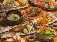 8250円日本酒付きコース（全10品90分日本酒飲み放題付き)