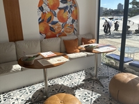 Indoor table seating