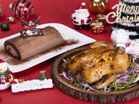 【クリスマスチキン＆ケーキ】200セット限定販売！12/20～12/25ホテル特製スチームチキンとチョコケーキのセット