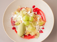 Seasonal Crepe -shine Muscat yuzu
