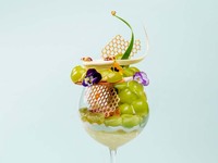 Autumn Parfait with Miyako Island Honey & Shine Muscat