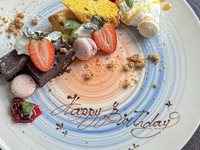 Dessert Plate  【誕生日・記念日】メッセージ付きデザートプレート  3850円 (3~4名様用)