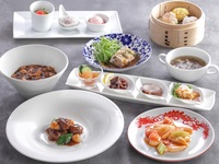 ＜豊楽／ランチ＞牛肉炒めや麻婆豆腐、デザート3種＋コーヒーなど全9品＋ノンアルコール中国茶カクテル飲み放題