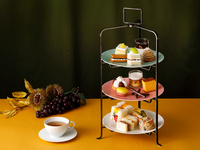 新アフタヌーンティーセット～栗とぶどう～