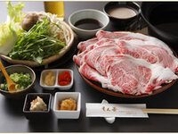 【90分飲み放題付 しゃぶしゃぶ】もん善コース（牛•豚/約180g)