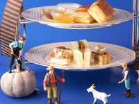 【Grand Harvest Afternoon Tea】カフェおかわり自由！グラスシャンパーニュ付き