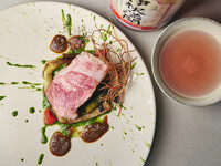 <午餐> 8道菜8种清酒+有趣的搭配套餐