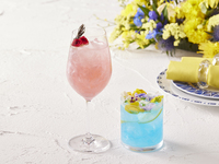 -NEW-《土日祝日限定》【Flower Afternoon Tea】選べるJJコラボカクテル1杯付き+フラワーアフタヌーンティー（9/2～12/8）