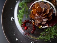 Christmas Full Course — Includes One glass of Non-Alcoholic Sparkling Rosé and 4 glasses of Non-Alcoholic Pairings