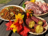 [Meat & Roasted Sweet Potato BBQ Plan + No setup or cleanup required] <For 2 or more people>