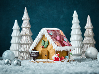 【Christmas items】Gingerbread House
