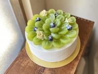 シャインマスカットデコレーション　12cm      (2〜4名様)