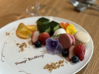 Message Plate — Dessert plate with a personalized message