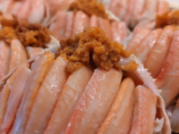 季节限定 — 含雌性松叶蟹的おまかせ（Omakase）料理。周六及节假日提供（包间）