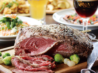 【W食べ放題】自家製ローストビーフ＆生ハム食べ放題コース！◎樽生5種付　5,500円（飲放込）