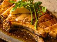 【9月～】カジュアルコース～人気の豚ロースのローストや濃厚クリームリゾット、デザートなど全5品～ 2時間飲み放題付き 3500円