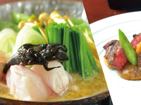 [2-hour all-you-can-drink Kumamoto Amakusa Kuroge Wagyu beef dashi shabu-shabu course]