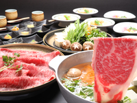 冬の鮮魚と黒毛和牛しゃぶしゃぶコース　全7品