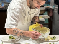 [October 3rd to 5th only]: An exquisite lunch course prepared by Michelin-starred chef George