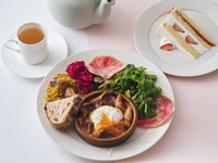 【デザート＆ドリンク付きのスペシャルランチ】温泉たまごのビーフシチューグラタン