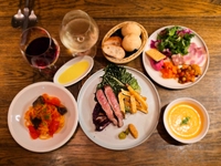 曜日限定☆【月火ディナー】ウェルカムドリンク付全８品！山形米澤ぶたコース☆