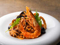 【Web予約限定】L.魚介たっぷりペスカトーレ（スープ/サラダorパン/コーヒーor紅茶付き）