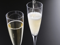 【オプション】●クリスマスディナー　スパークリングワインフリーフロー　【事前決済】