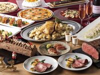 【クリスマス2025】国産牛ローストビーフやブッシュドノエルなどを楽しむディナービュッフェ（子供）90分・2部制