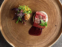 Kobako Crab (Manju Crab) & Wood-Fired Noto Beef Fillet Course — Limited time: Nov 8–Jan 25