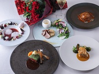 【12/20,21,24,25 窓側確約】“Etoile de Noel” ～グラスシャンパン＋花束付き～（ディナー）