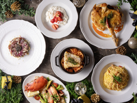 [Limited to 12/24-25] Upgrade your main dish to a luxurious Christmas course with a toast