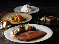 クリスマス　国産牛　ローストビーフコース