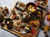 [Online Price (Lunch)] Kaiseki Plate with sweets buffet  7,000 yen