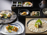 【会席ディナー】河豚食べ比べお茶漬け