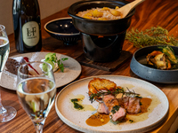 【クリスマス2025★乾杯酒＆ドリンクバー付き】Xmasを彩る和の特別ランチコース(12/22～25限定)